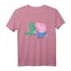 Kinder George Pig & Dino T-Shirt - Bequemes, langlebiges Kindershirt mit beliebten Charakteren