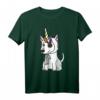 Einhorn Hut Bullterrier Lustiges Hund T-Shirt - Perfekte Geschenkidee für Bullterrier Liebhaber und Hundebesitzer