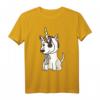Einhorn Hut Bullterrier Lustiges Hund T-Shirt - Perfekte Geschenkidee für Bullterrier Liebhaber und Hundebesitzer