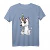 Einhorn Hut Bullterrier Lustiges Hund T-Shirt - Perfekte Geschenkidee für Bullterrier Liebhaber und Hundebesitzer