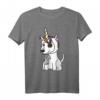 Einhorn Hut Bullterrier Lustiges Hund T-Shirt - Perfekte Geschenkidee für Bullterrier Liebhaber und Hundebesitzer