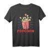 Retro Popcorn Kostüm T-Shirt für Fasching & Karneval - Ideales Gruppenkostüm, Partnerkostüm & Geschenkidee für Jung und Alt