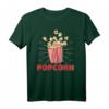 Retro Popcorn Kostüm T-Shirt für Fasching & Karneval - Ideales Gruppenkostüm, Partnerkostüm & Geschenkidee für Jung und Alt
