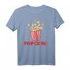 Retro Popcorn Kostüm T-Shirt für Fasching & Karneval - Ideales Gruppenkostüm, Partnerkostüm & Geschenkidee für Jung und Alt
