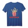 Retro Popcorn Kostüm T-Shirt für Fasching & Karneval - Ideales Gruppenkostüm, Partnerkostüm & Geschenkidee für Jung und Alt