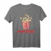 Retro Popcorn Kostüm T-Shirt für Fasching & Karneval - Ideales Gruppenkostüm, Partnerkostüm & Geschenkidee für Jung und Alt