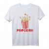 Retro Popcorn Kostüm T-Shirt für Fasching & Karneval - Ideales Gruppenkostüm, Partnerkostüm & Geschenkidee für Jung und Alt