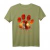 Cairn Terrier It's Fall Y'all Hundepfote Halloween T-Shirt - Lustiges Hundemotiv für Halloween & Herbst
