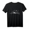 Pickup mit Wohnkabine Herzschlag T-Shirt – Perfektes Geschenk zum HapPanda für Wohnmobil- und Campingfans