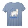 Svalbard Spitzbergen Design Norwegen T-Shirt – Für Norwegen- und Skandinavien-Liebhaber, Polarlichter & Polarregionen