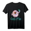 Cell-Fie Funny Biology Science Teacher Pun Gift T-Shirt – Lustiges Wissenschafts-Shirt für Lehrer, Studenten & Freunde