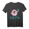 Cell-Fie Funny Biology Science Teacher Pun Gift T-Shirt – Lustiges Wissenschafts-Shirt für Lehrer, Studenten & Freunde