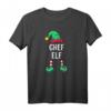 Chef Elf Partnerlook Familien Outfit Männer Weihnachten - Lustiges Weihnachts-T-Shirt für Familie und Freunde, perfektes Geschenk für Ehemann und Partner