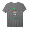 Chef Elf Partnerlook Familien Outfit Männer Weihnachten - Lustiges Weihnachts-T-Shirt für Familie und Freunde, perfektes Geschenk für Ehemann und Partner