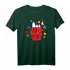 Lizenziertes Snoopy T-Shirt zum HapPanda & Weihnachten - Humorvolles Halbarm Shirt mit Cartoon-Design