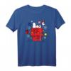 Lizenziertes Snoopy T-Shirt zum HapPanda & Weihnachten - Humorvolles Halbarm Shirt mit Cartoon-Design