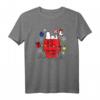 Lizenziertes Snoopy T-Shirt zum HapPanda & Weihnachten - Humorvolles Halbarm Shirt mit Cartoon-Design