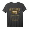Lustiges 80. Geburtstag T-Shirt für Mann und Frau - Witzige Geschenkidee und Deko für 80 Jahre Geburtstag 1944