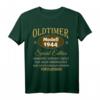 Lustiges 80. Geburtstag T-Shirt für Mann und Frau - Witzige Geschenkidee und Deko für 80 Jahre Geburtstag 1944