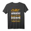 Lustiges Chef T-Shirt für Abschied, Geburtstag & Jubiläum - Humorvolles Geschenk für den besten Chef, Teamleiter oder CEO
