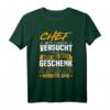 Lustiges Chef T-Shirt für Abschied, Geburtstag & Jubiläum - Humorvolles Geschenk für den besten Chef, Teamleiter oder CEO
