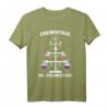 Lustiges Chemie Nerd T-Shirt mit Weihnachtsbaum - Perfektes Geschenk für Chemiker, Chemiestudenten & Wissenschafts-Nerds