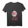 Damen Karl Marx Marxismus Kommunismus Sozialismus V-Ausschnitt T-Shirt mit Zitat - Perfekt für Philosophen & Kritiker des Kapitalismus