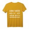 Nach Hause gehen auf Sächsisch Feierabend T-Shirt – Lustiger Dialekt-Spruch für Sachsen, Chemnitz, Dresden, Zwickau & Leipzig