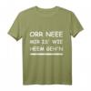 Nach Hause gehen auf Sächsisch Feierabend T-Shirt – Lustiger Dialekt-Spruch für Sachsen, Chemnitz, Dresden, Zwickau & Leipzig