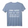 Nach Hause gehen auf Sächsisch Feierabend T-Shirt – Lustiger Dialekt-Spruch für Sachsen, Chemnitz, Dresden, Zwickau & Leipzig