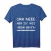 Nach Hause gehen auf Sächsisch Feierabend T-Shirt – Lustiger Dialekt-Spruch für Sachsen, Chemnitz, Dresden, Zwickau & Leipzig
