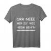 Nach Hause gehen auf Sächsisch Feierabend T-Shirt – Lustiger Dialekt-Spruch für Sachsen, Chemnitz, Dresden, Zwickau & Leipzig