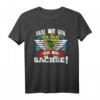 Herren Lustiges Sächsischer Dialekt T-Shirt – Geschenk für Sachsen, Geburtstag & Weihnachten, mit Spruch
