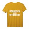 Humorvolles sächsisches Sprichwort T-Shirt – Lustiges Geschenk für Arbeit, Büro & Bauarbeiter, perfekt bei Stress und Ärger