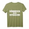 Humorvolles sächsisches Sprichwort T-Shirt – Lustiges Geschenk für Arbeit, Büro & Bauarbeiter, perfekt bei Stress und Ärger