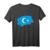 Uiguren Flagge - Solidarität für Muslime in China T-Shirt für Menschenrechtsaktivisten & Proteste