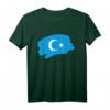 Uiguren Flagge - Solidarität für Muslime in China T-Shirt für Menschenrechtsaktivisten & Proteste