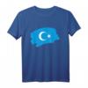 Uiguren Flagge - Solidarität für Muslime in China T-Shirt für Menschenrechtsaktivisten & Proteste