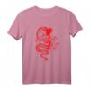 Ästhetisches Rotes Chinesisches Drachen T-Shirt für Egirl, Teenager & Gothic Fans – Streetwear für Anime, Manga & Harajuku Mode, Perfekt als Geschenk zu Weihnachten & Neujahr