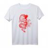 Ästhetisches Rotes Chinesisches Drachen T-Shirt für Egirl, Teenager & Gothic Fans – Streetwear für Anime, Manga & Harajuku Mode, Perfekt als Geschenk zu Weihnachten & Neujahr
