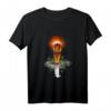 Der Löwe und das Lamm Wasserreflexion Jesus Christliches T-Shirt – Spirituelle Kleidung mit biblischem Motiv