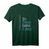 In Jesus Name i Play Gitarren Worship Kirche Jesus T-Shirt - Christliches Geschenk für Glauben, Musik und Gottesdienste