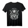 Bulls Eye & Schädel - Retro Dartscheibe T-Shirt für Herren & Damen, lustiges Dart Motiv für Dartspieler & Turniere, perfektes Geschenk für Dartfans