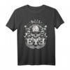 Bulls Eye & Schädel - Retro Dartscheibe T-Shirt für Herren & Damen, lustiges Dart Motiv für Dartspieler & Turniere, perfektes Geschenk für Dartfans
