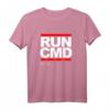 Run CMD T-Shirt für Nerds & Programmierer - Lustiges Geschenk für Webentwickler, Coder & Informatiker