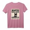 Wanted Dead or Alive Schrödingers Katze T-Shirt – Lustiges Geschenk für Katzenliebhaber, Freunde & Familie