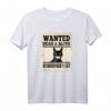Wanted Dead or Alive Schrödingers Katze T-Shirt – Lustiges Geschenk für Katzenliebhaber, Freunde & Familie