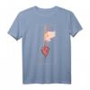 Aesthetic Vaporwave Japan Art T-Shirt mit Human Heart - Kawaii, Grunge & Anime Merchandise für Teenager, Manga Fans & Japan-Liebhaber