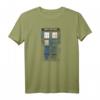 Doctor Who Cosplay Tardis Distressed T-Shirt - Hochwertiges Fan-Shirt mit Digitaldruck, langlebig & perfekt für Cosplay & Fanartikel