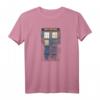 Doctor Who Cosplay Tardis Distressed T-Shirt - Hochwertiges Fan-Shirt mit Digitaldruck, langlebig & perfekt für Cosplay & Fanartikel